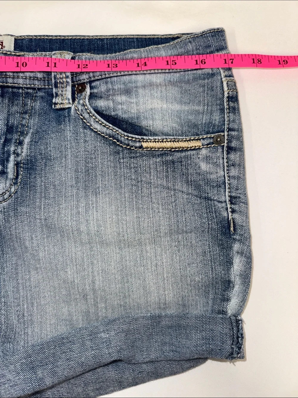 Y2K Mudd Light Blue Denim Shorts